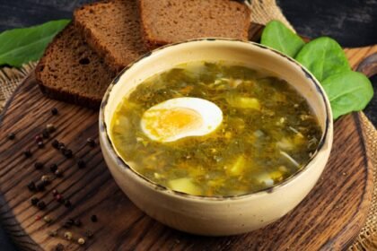 зелений борщ рецепт